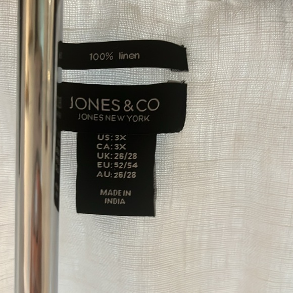 Woman’s 3X plus size lightweight linen jacket. - Picture 4 of 8